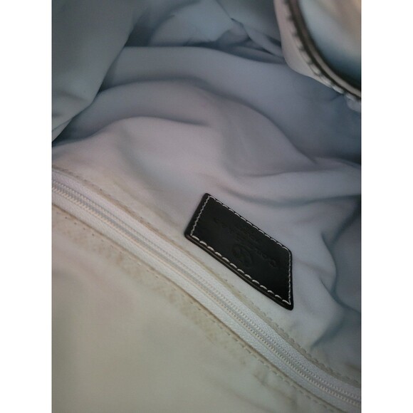 Vintage Cole Haan Black Suede and leather Backpack - Picture 10 of 12